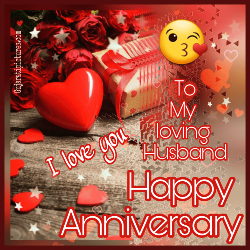 Happy Anniversary To Loving Husband GujaratiPictures