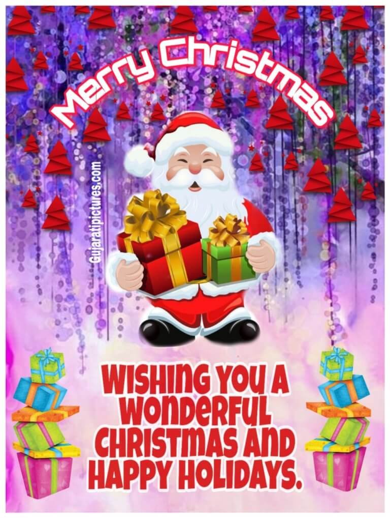 Merry Christmas wishes for WhatsApp - Gujarati Pictures – Website ...