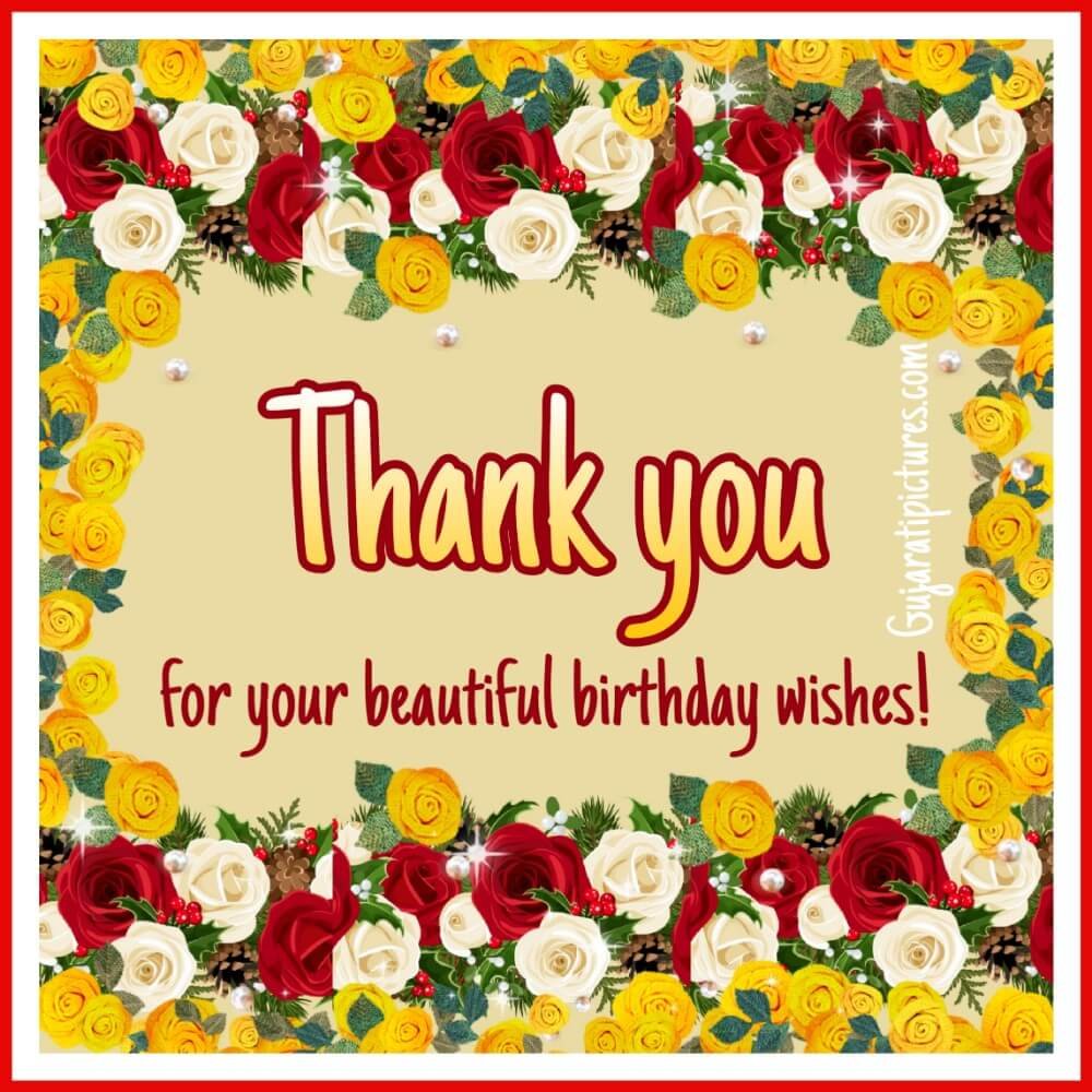 Top Thank You Images For Birthday Wishes Amazing Collection