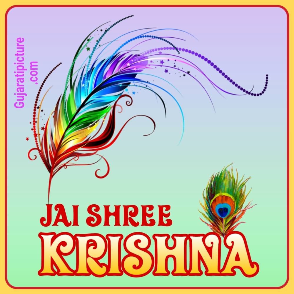 jai shree krishna written in gujarati